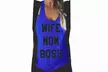 Leo Rosi Women's Wife Mom Boss Top. Plus Sizes Available - Second Medium