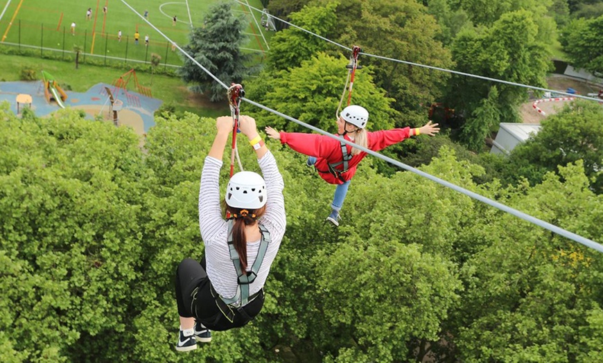 Image 2: Zip Wire Experience for Three 