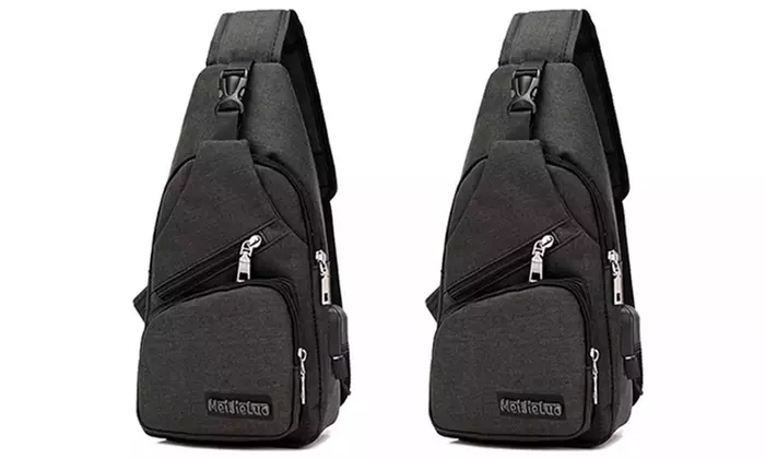 1 of 2 crossbody borsttas