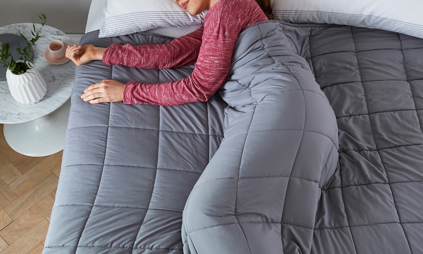 Up To 68 Off Silentnight Adult 6.8Kg Wellness Weighted Blanket Groupon