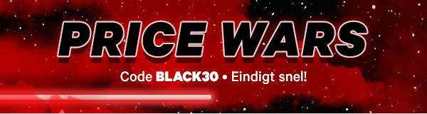 Black Friday MEGA SALE! Tot 30% korting op alles met code BLACK30