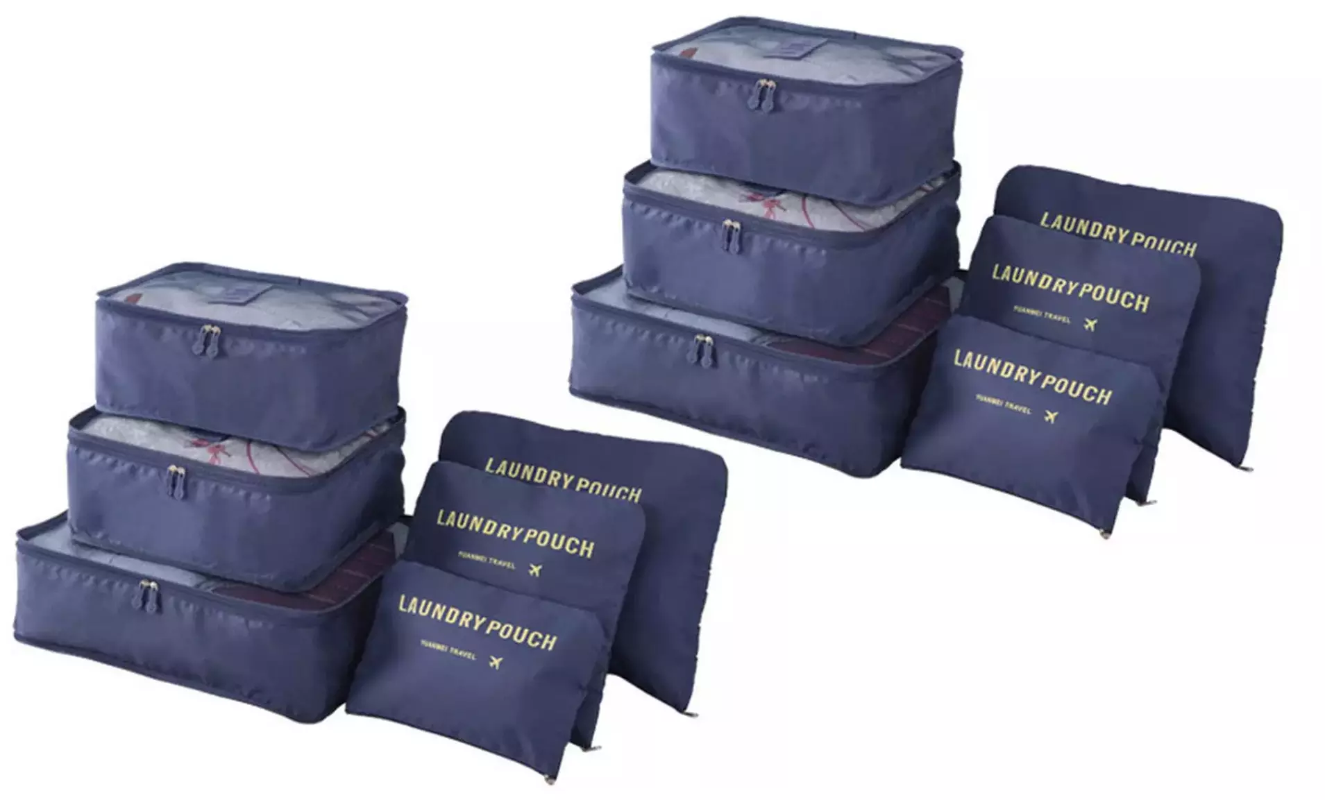 1x oder 2x 6er-Set Gepäck-Organizer