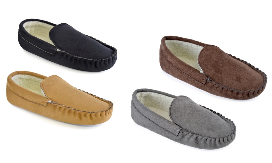 Image 1: Men's Moccasins