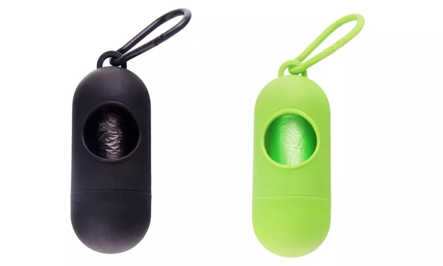 Image 10: Vuilniszakjes met dispenser