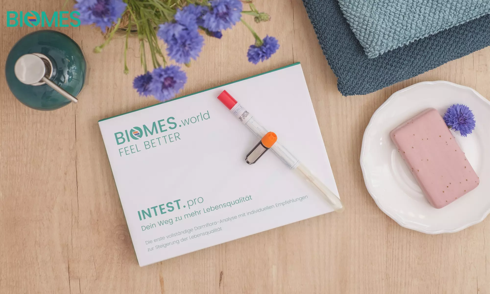 Darmflora-Analyse INTEST.pro von BIOMES inkl. individueller Empfehlung (36% sparen*) - Primary Image