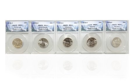 America the Beautiful Quarters MS64 (Set of 5)