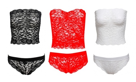Fino a 3 capi di lingerie sensuale da donna disponibili in 3 colori e 4 taglie