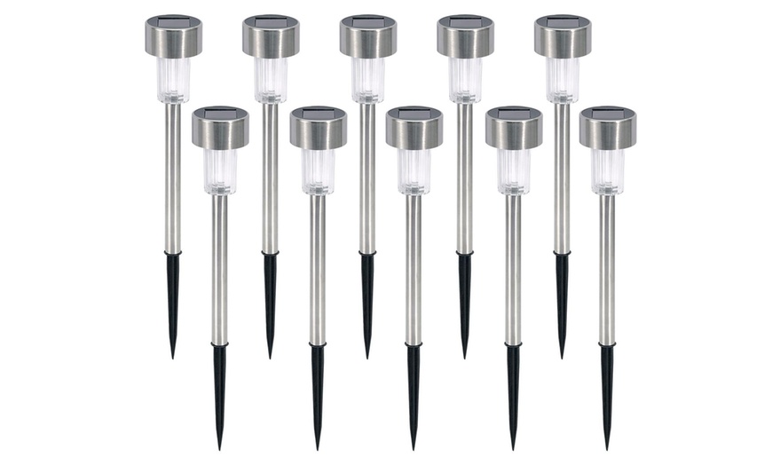 Image 5: Set of 10 Solar Stick Lights