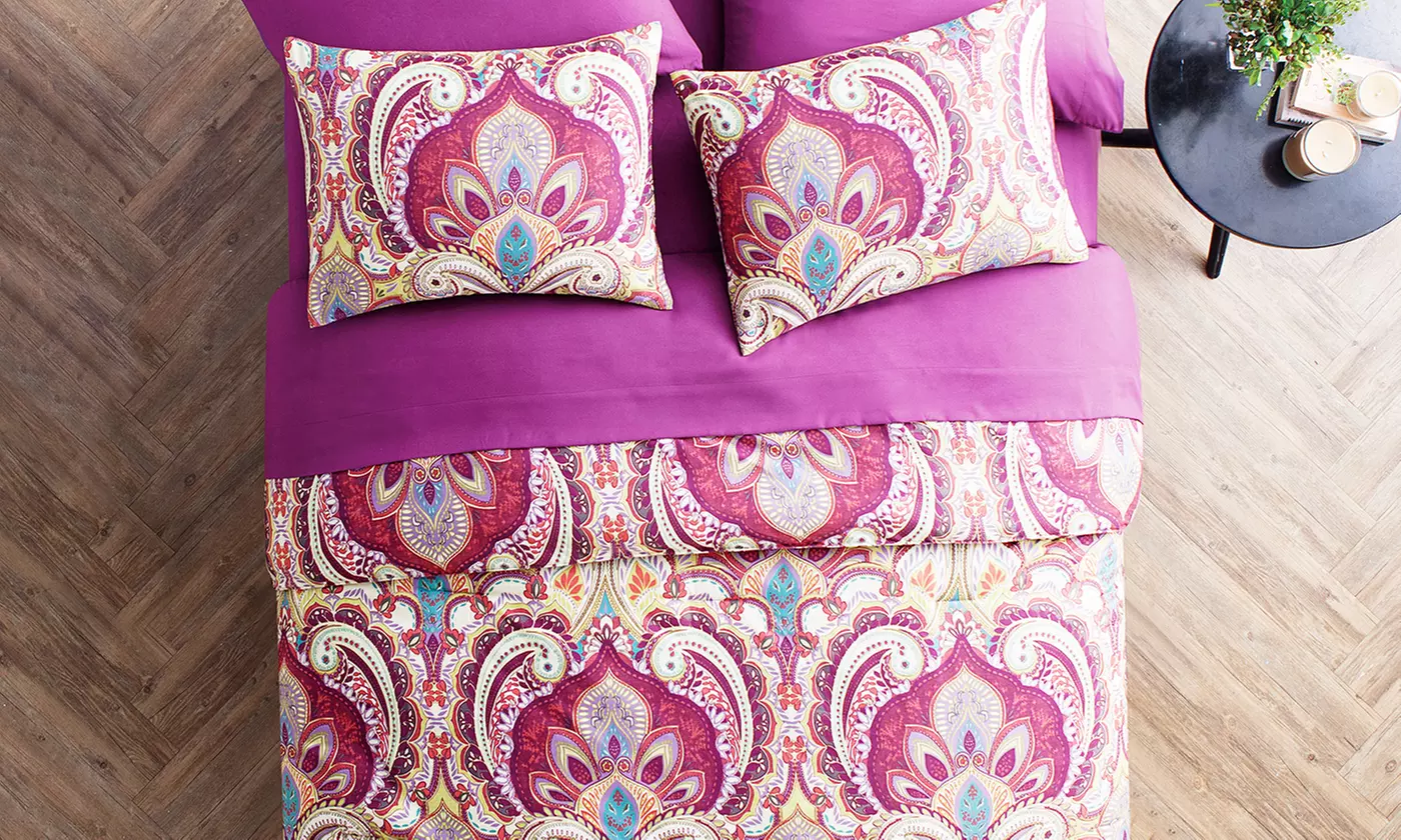 Temporary Price Cut: Alexa Printed Comforter Set including Sheets (6- or 8-Piece)  - Second Medium