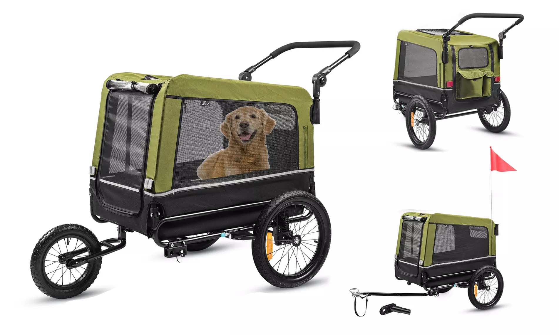 Veska® 3-in-1 hondenkar