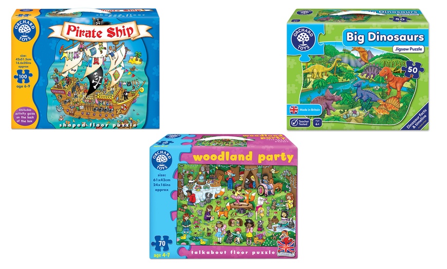 Image 1: Orchard Toys Floor Puzzles