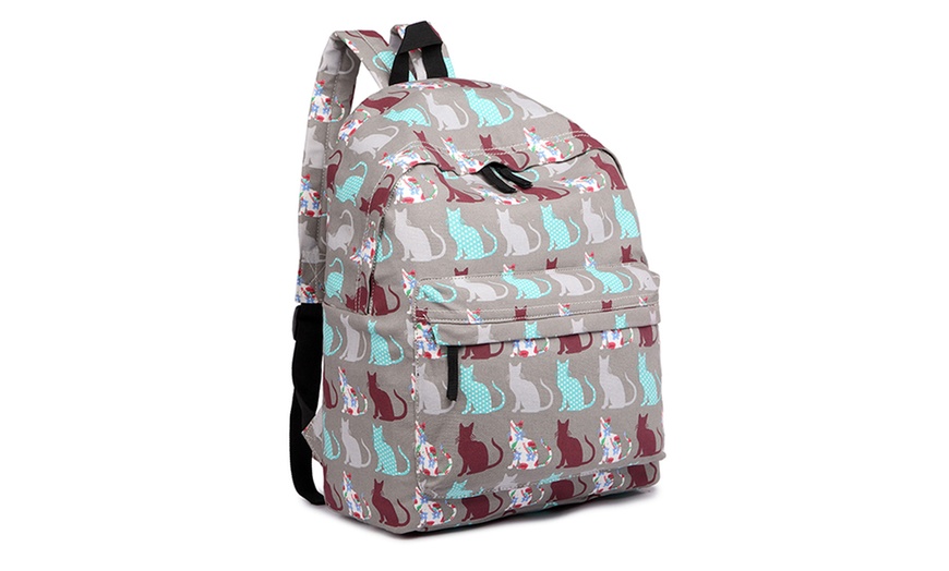 Image 12: Großer Rucksack mit Print