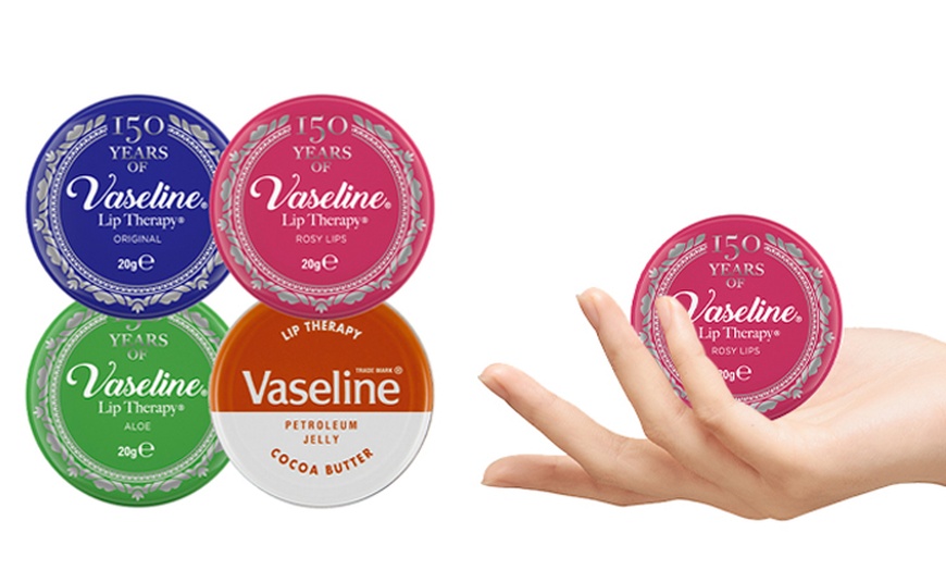 Image 1: Vaseline Lip Therapy Tin Six-Pack