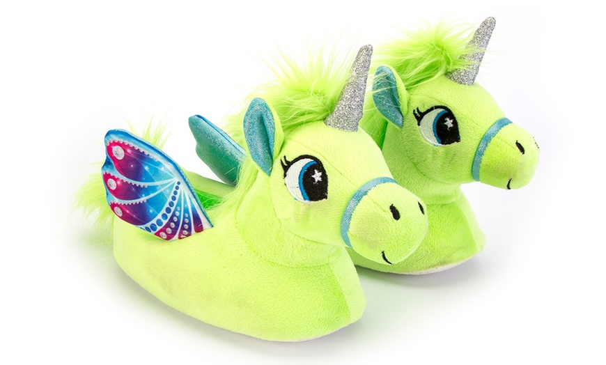 Image 6: Children's Unicorn Slippers