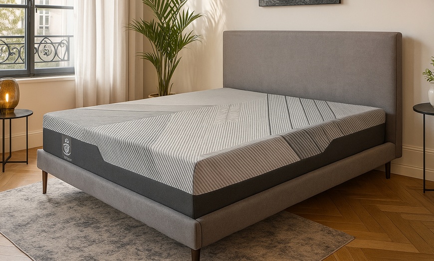 Image 1: Matelas hybride Sampur en mousse à mémoire de forme gel