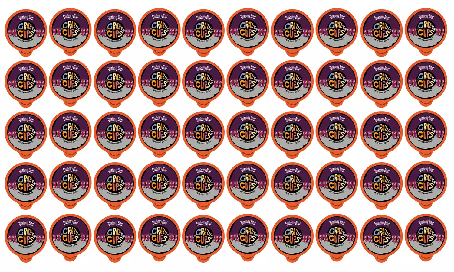 Crazy Cups Blueberry Blast Single-Serve Coffee Cups for Keurig Brewers (88-Count) - Primary Image