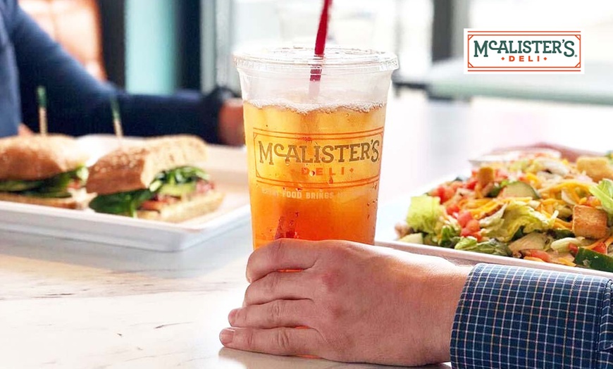 Image 1: $25 McAlister's Deli eGift Card!