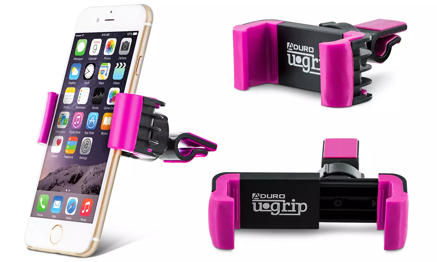 Aduro U-Grip Swivel Car Vent Smartphone Mount (1-, 2-, or 3-Pack) - Second Medium