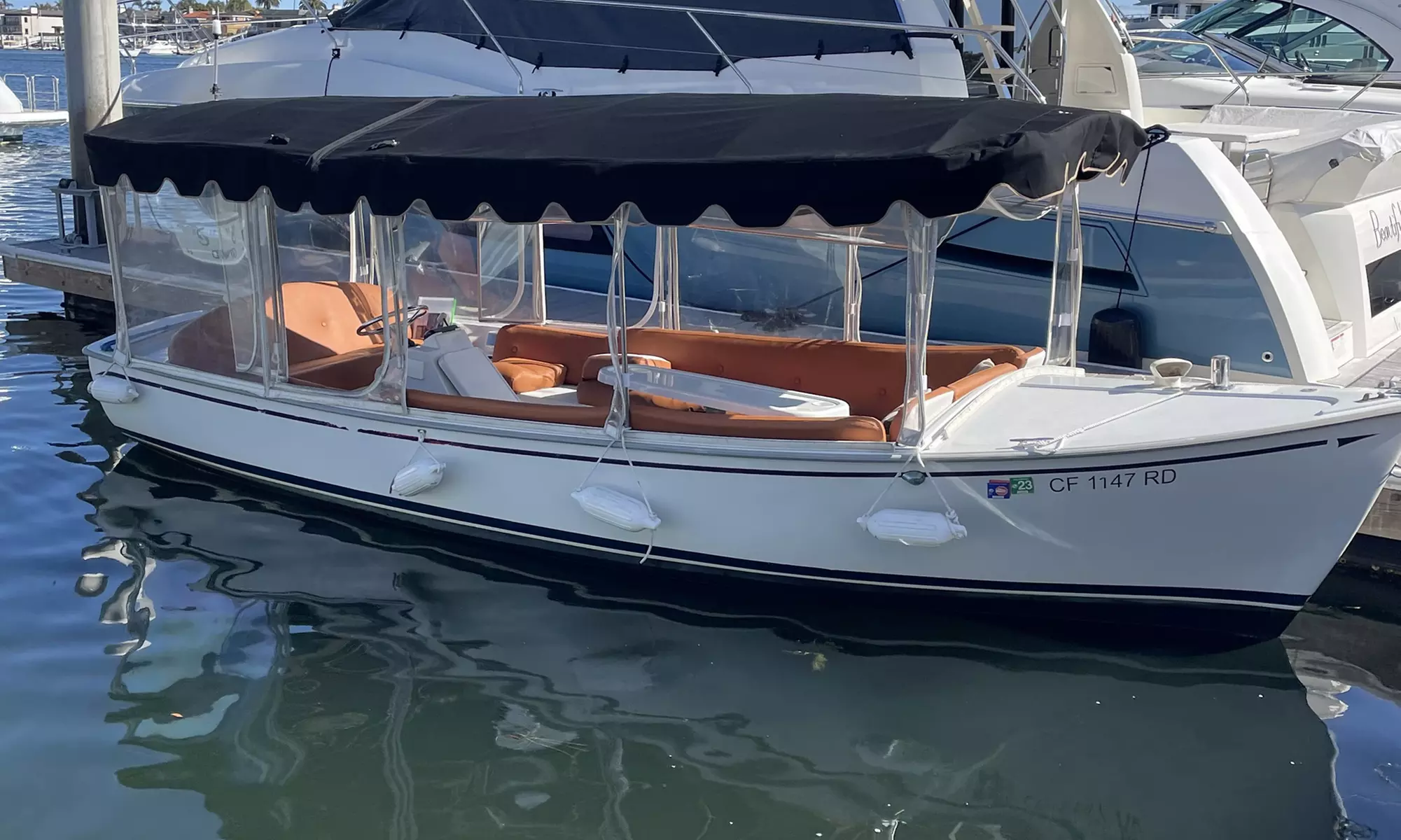 2-Hr Luxury Electric Boat Rental for Up To 12 People (Valid Sun- Thu)