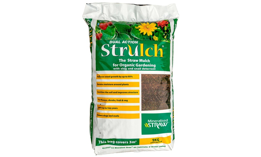 Image 1: One or Two Suttons Strulch Garden Mulch 100 Litre Bags