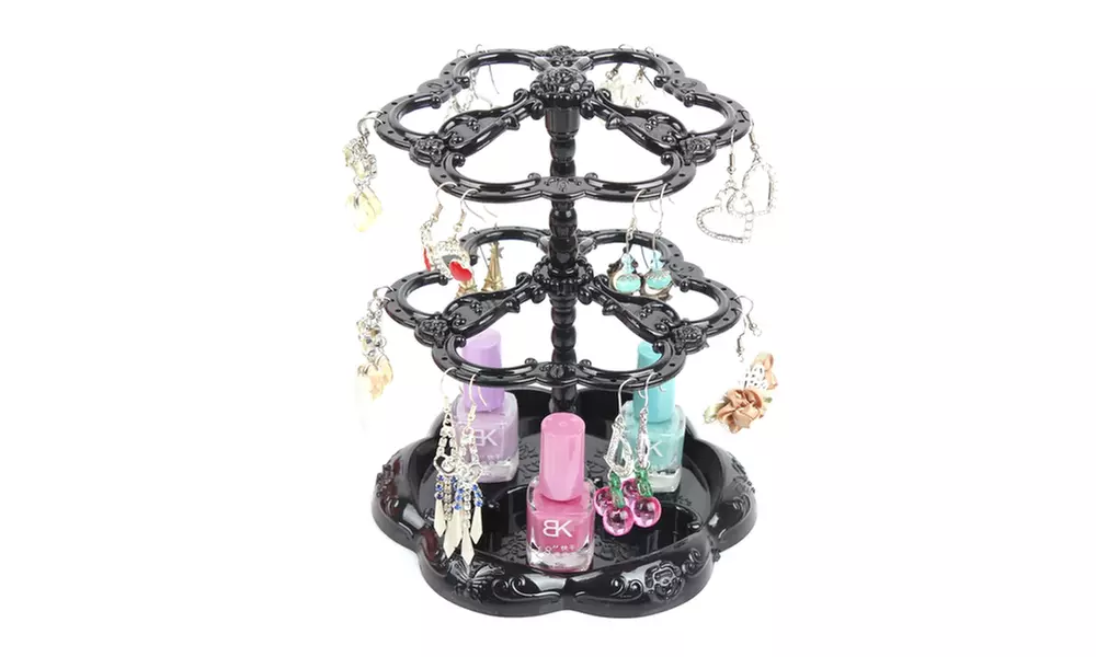 Retro Rotatable Earring And Accessories Organizer And Display Rack - Second Medium