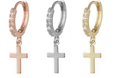 Mono orecchino con ciondolo disponibile in 3 colori