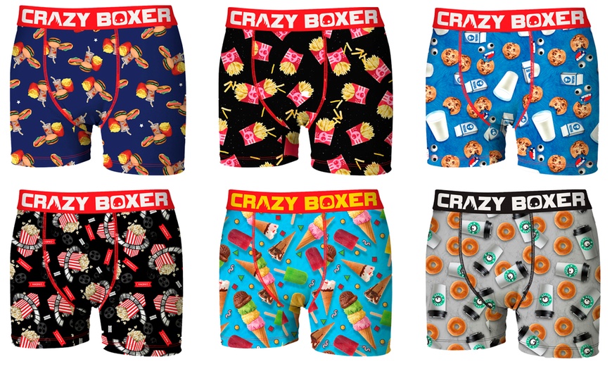 Image 3: Crazy Boxer Men's Boxers 6-Pack