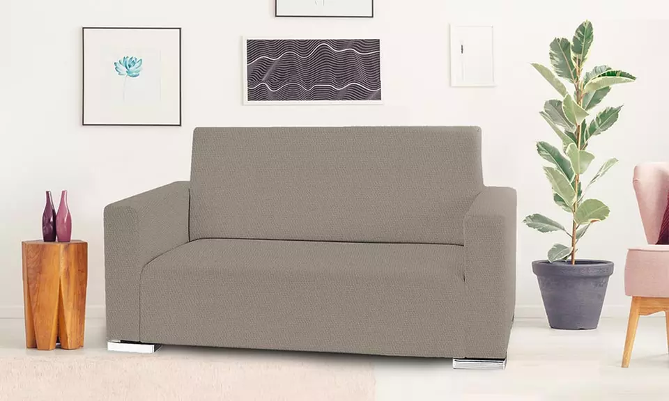 Housse de canapé extensible imperméable avec accoudoirs