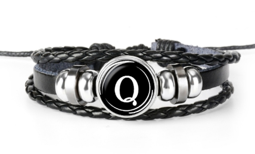 Image 18: Bracelet initiale pour homme