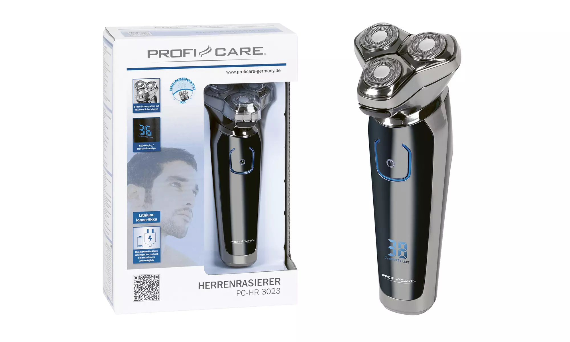 Tondeuse rasoir électrique avec affichage LED "PC-HR 3023" de Proficare - Primary Image