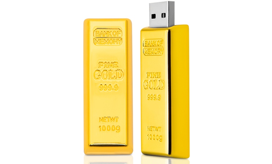 Image 2: 16GB Gold Bar USB Stick
