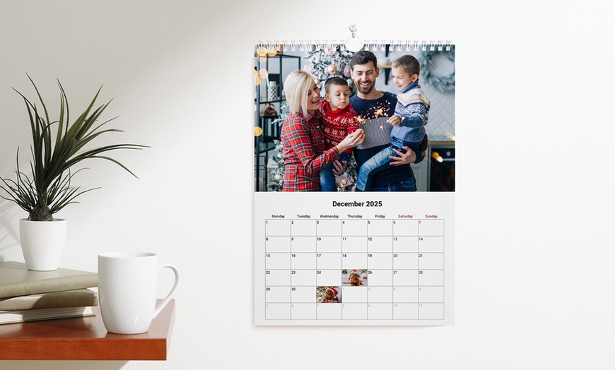 Image 4: Personalised Photo Calendar from Printerpix