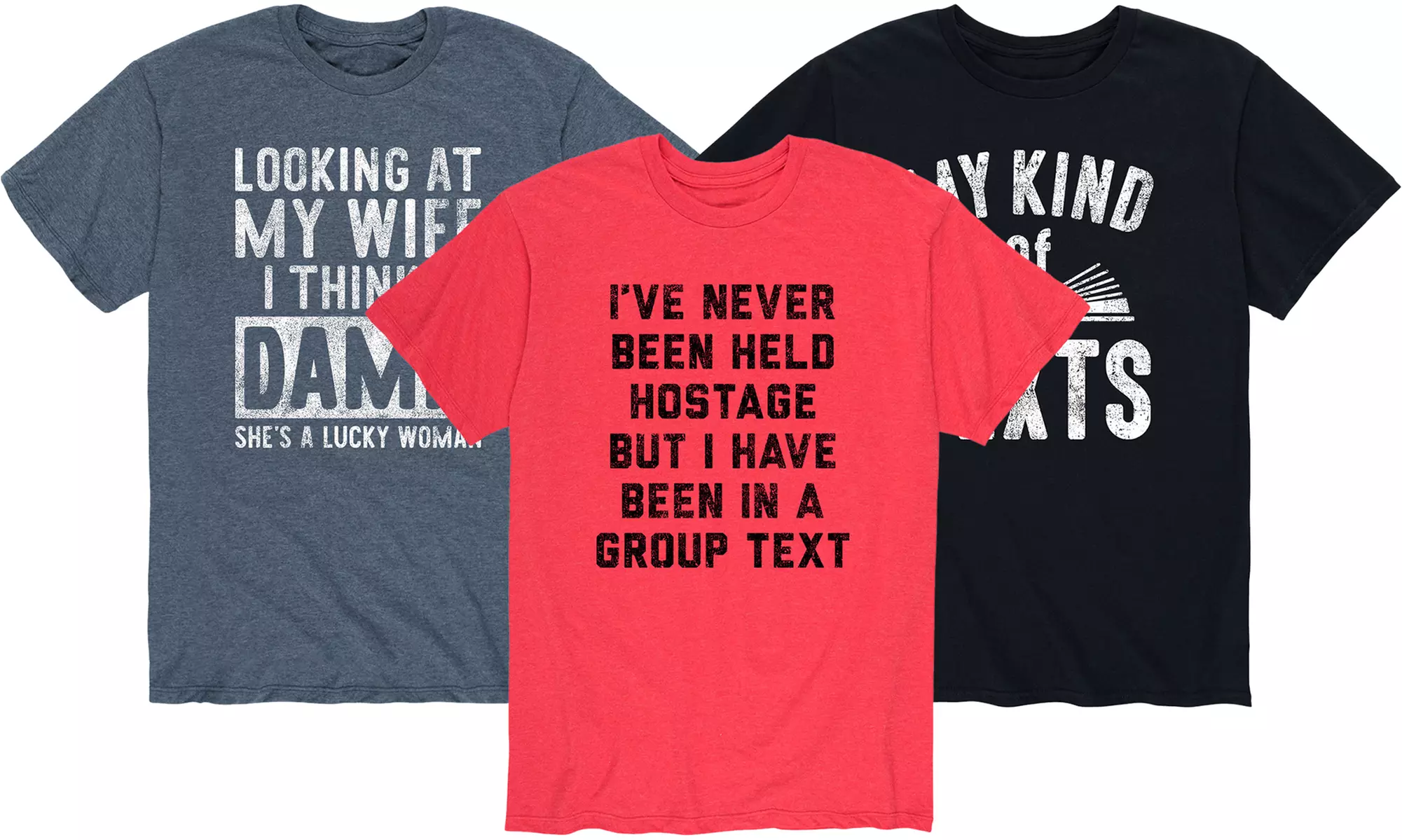 Men's Funny Pun T-Shirts. Extended Sizes Available. - Primary Image