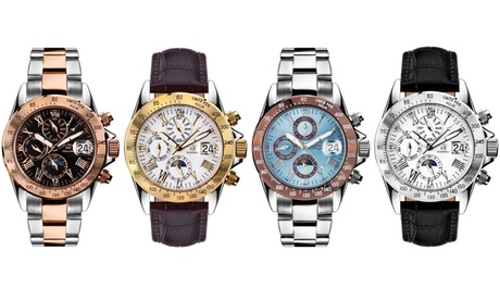 Orologio automatico Le Capitaine con vetro in zaffiro della marca svizzera André Belfort