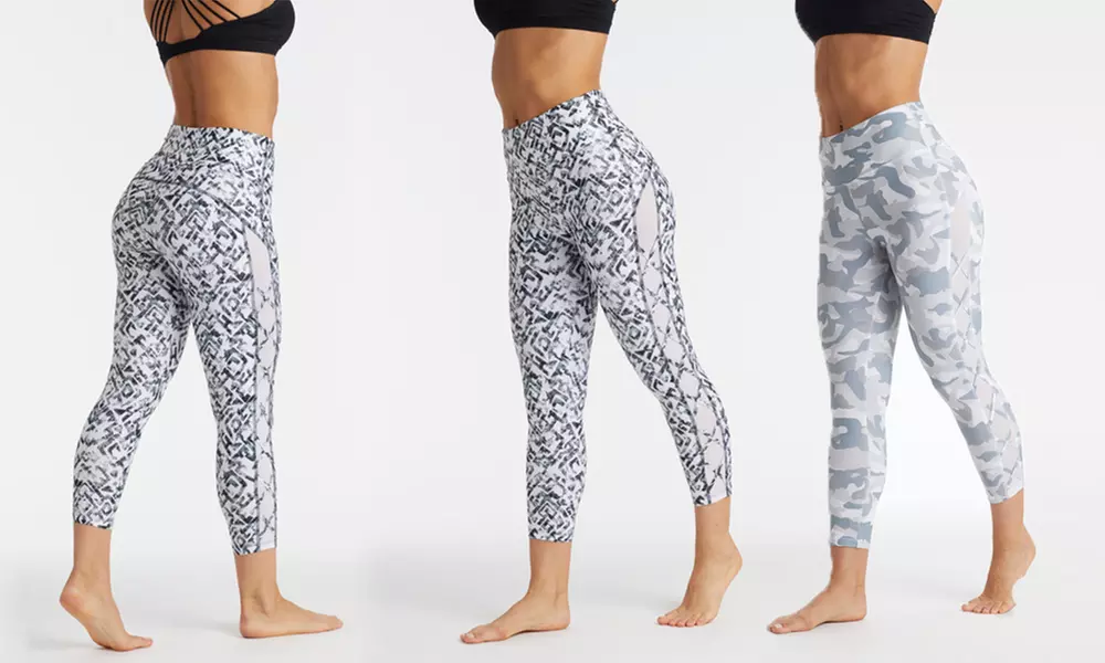 Bally Total Fitness Women's High-Rise Lattice Leggings - Primary Image