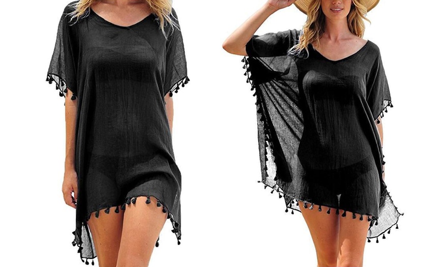 Image 2: Women's Beach Kaftan Cover Up