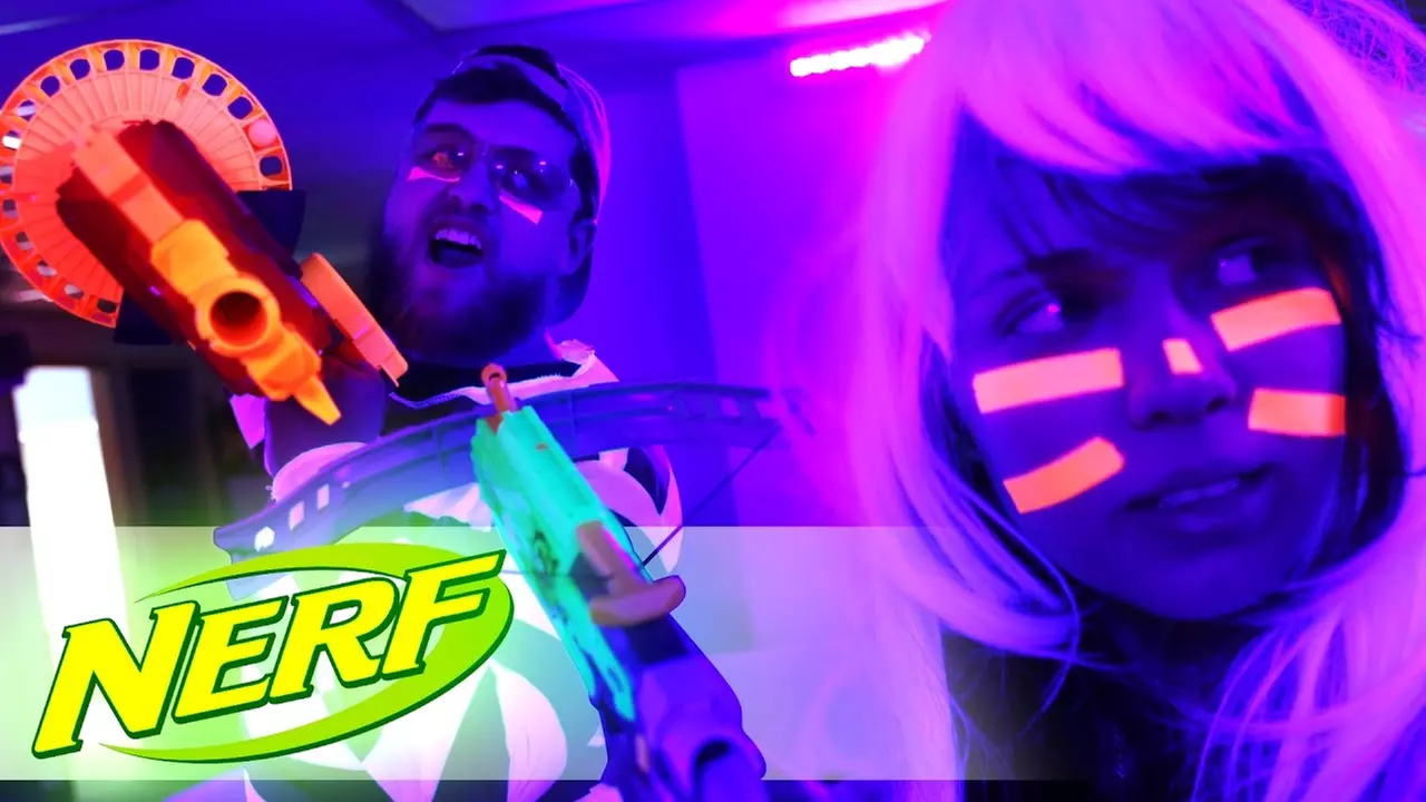 One Hour of Neon Nerf Wars for Four, or Private Lane Rental for Up to 10 at Brainy Actz (Up to 10% Off) - Second Medium