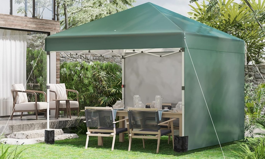 Image 1: Outsunny Pop-Up Gazebo 3x3m 