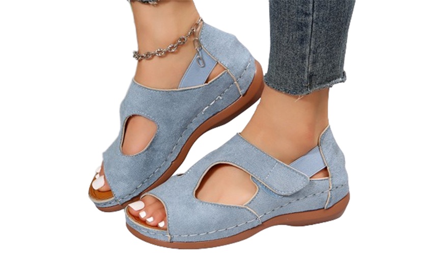 Image 7: Women's Open Toe Sandals