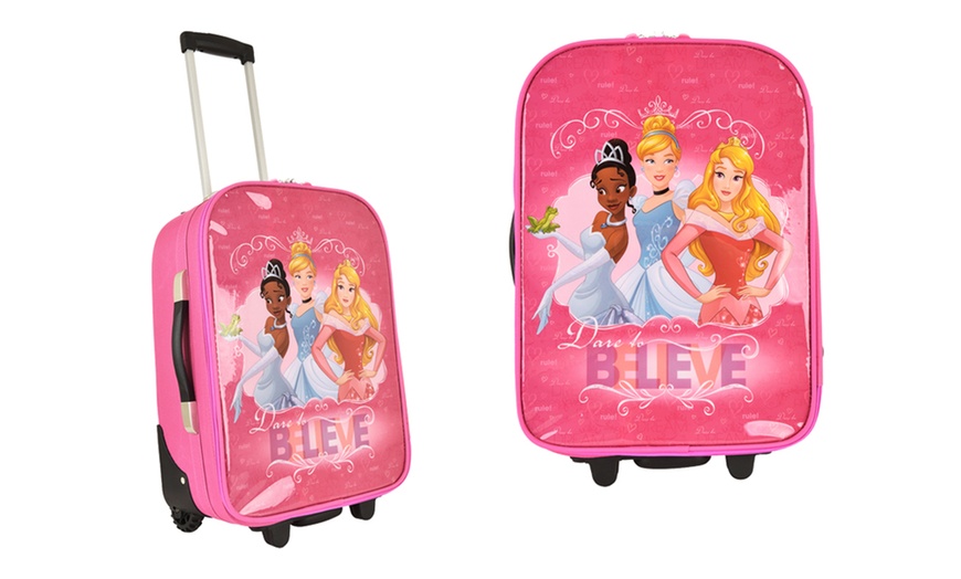 Image 2: Kids' Disney or Marvel Suitcases