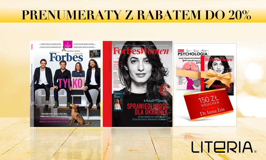 Image 1: Groupony zniżkowe na wybraną prenumeratę magazynu Forbes 