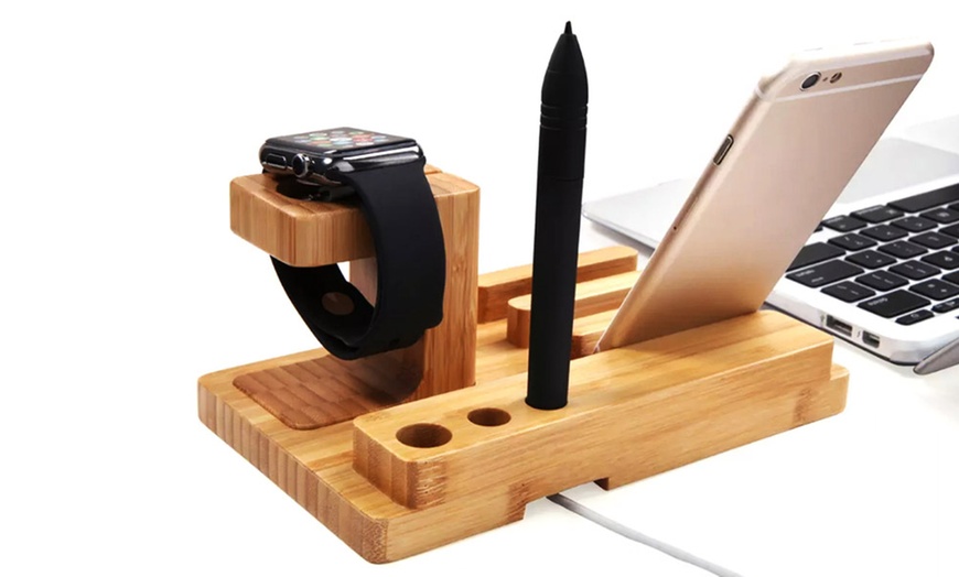 Image 4: Wooden Docking Station