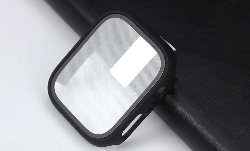 Image 3: One or Two Apple Watch Cases with Glass Protection