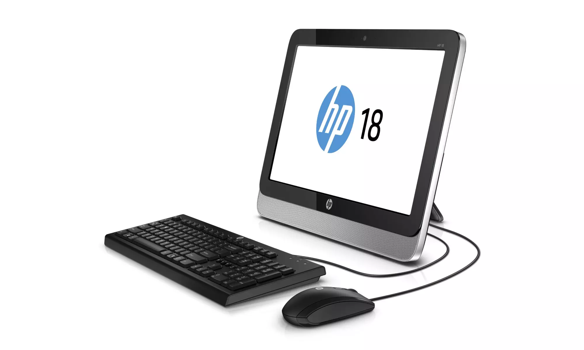 HP 18-5110 All-in-One Computer with Windows 8.1 and AMD Dual-Core 1.4GHz Processor (Manufacturer Refurbished) - Second Medium