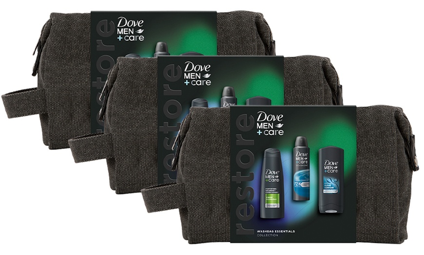 Image 6: Dove Men +Care Restore Essentials Washbag Collection Gift Set for Him