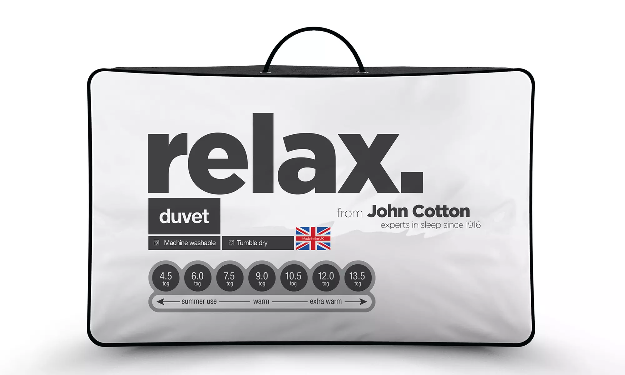 John Cotton Relax Duvet and Four Pillows - Second Medium