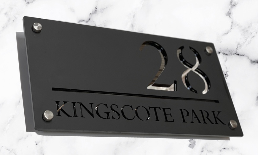 Image 5: Transform Your Space with Deluxe Laser Cut Premium House Signs