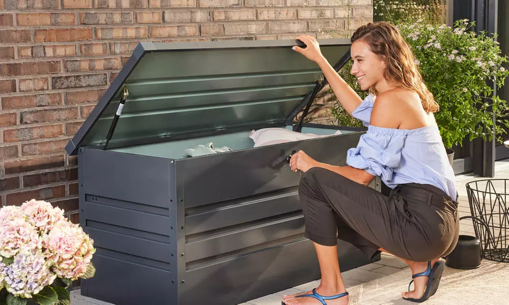 Home Deluxe Metallaufbewahrungsbox „Megabox XL“