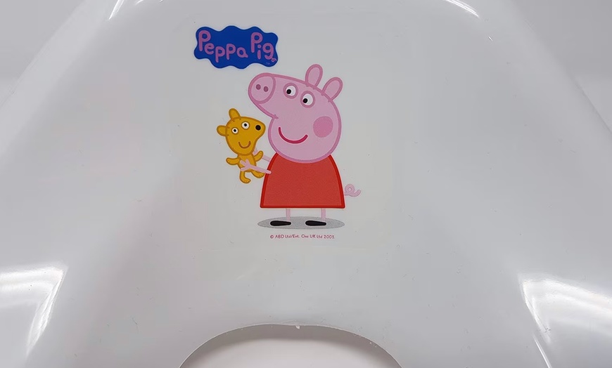 Image 3: Clearance Peppa Pig Toilet Training Seat and Step Stool Bundle