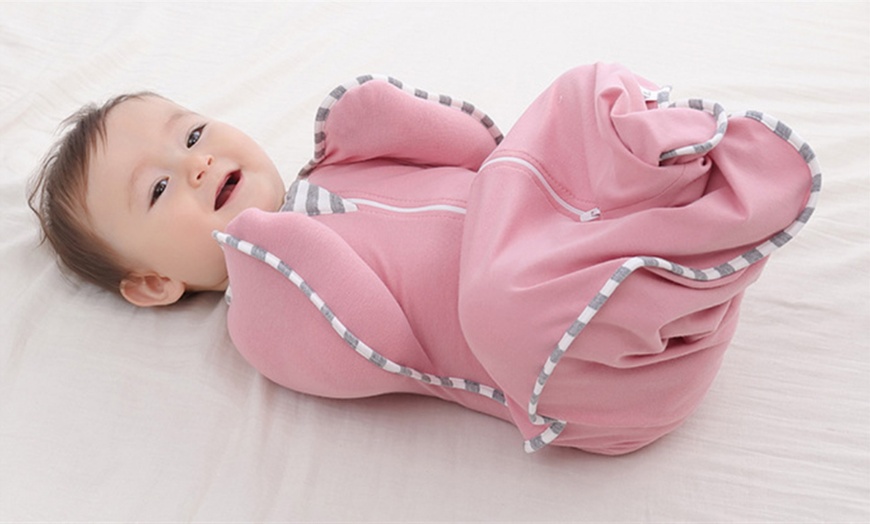 Image 4: Baby Sleep Swaddle Up Sack